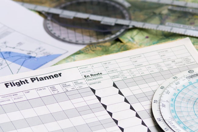 Flight plan form