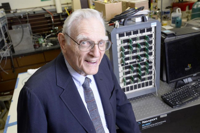 Battery inventor John Goodenough