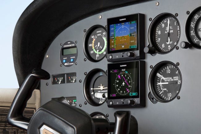Garmin dual G5 panel
