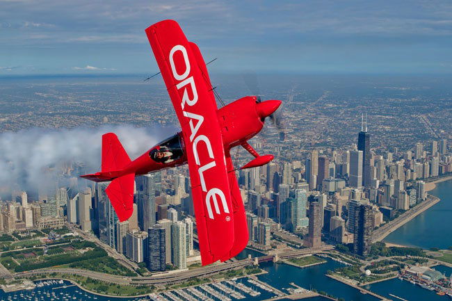 Sean D. Tucker flies the Oracle Challenger III