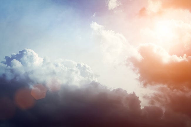 sun and clouds