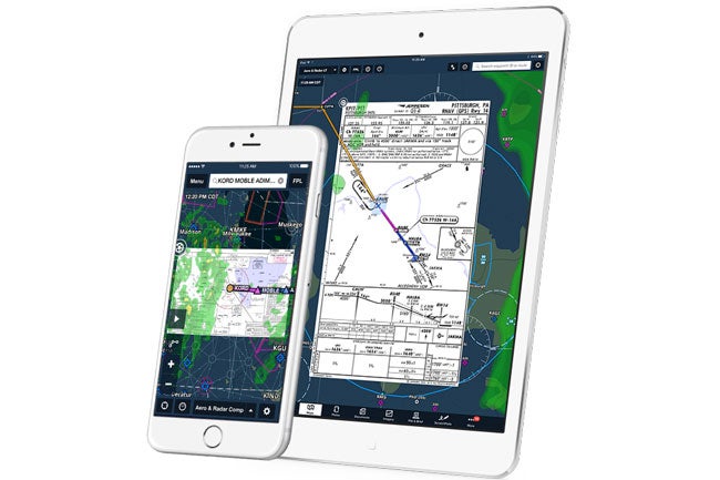 Jepp charts on ForeFlight