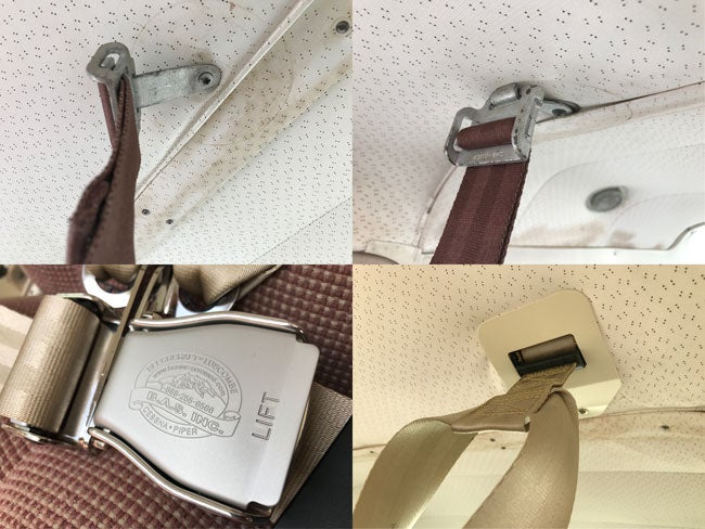 New and old belts