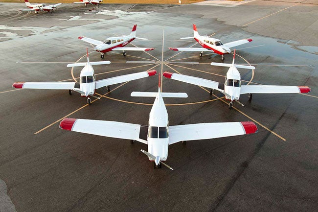 Piper Archers on ramp
