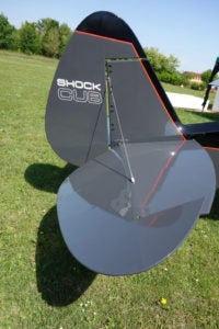 Outback Shock tailplane detail