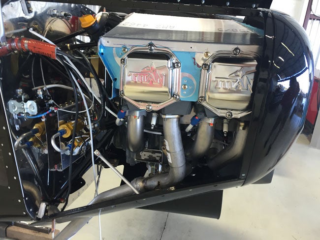 Outback Shock Titan engine detail