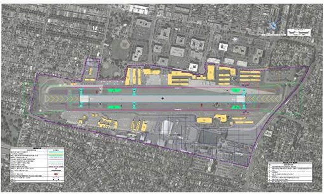 Santa Monica Airport (KSMO) runway shortening plan