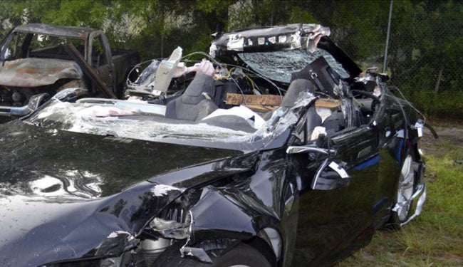 Tesla crash
