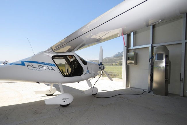 electric aircraft charging station