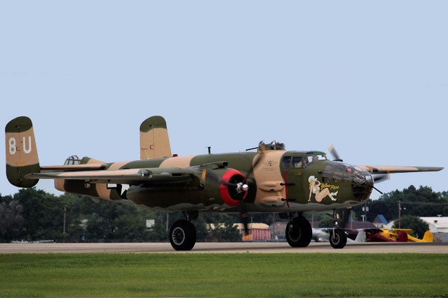 North American B-25 bomber "Yellow Rose"