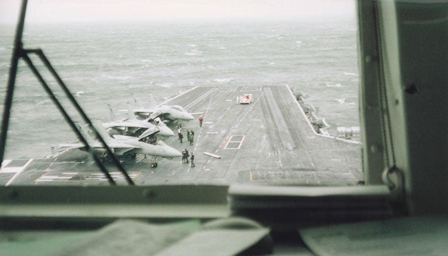 USS Enterprise deck and launch ramps