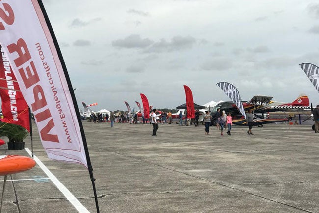 Wind at the U.S. Sport Aviation Expo in Sebring