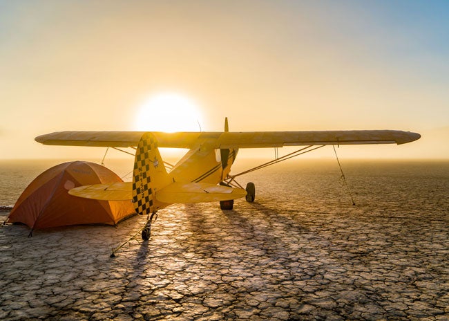Piper Super Cub at the High Sierra Fly-In