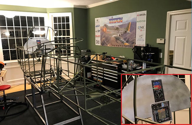 T-51D Mustang build and panel