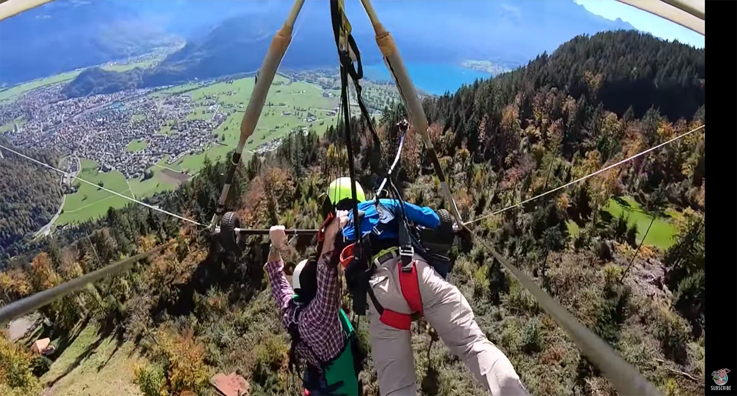 Hang Glider unharnessed