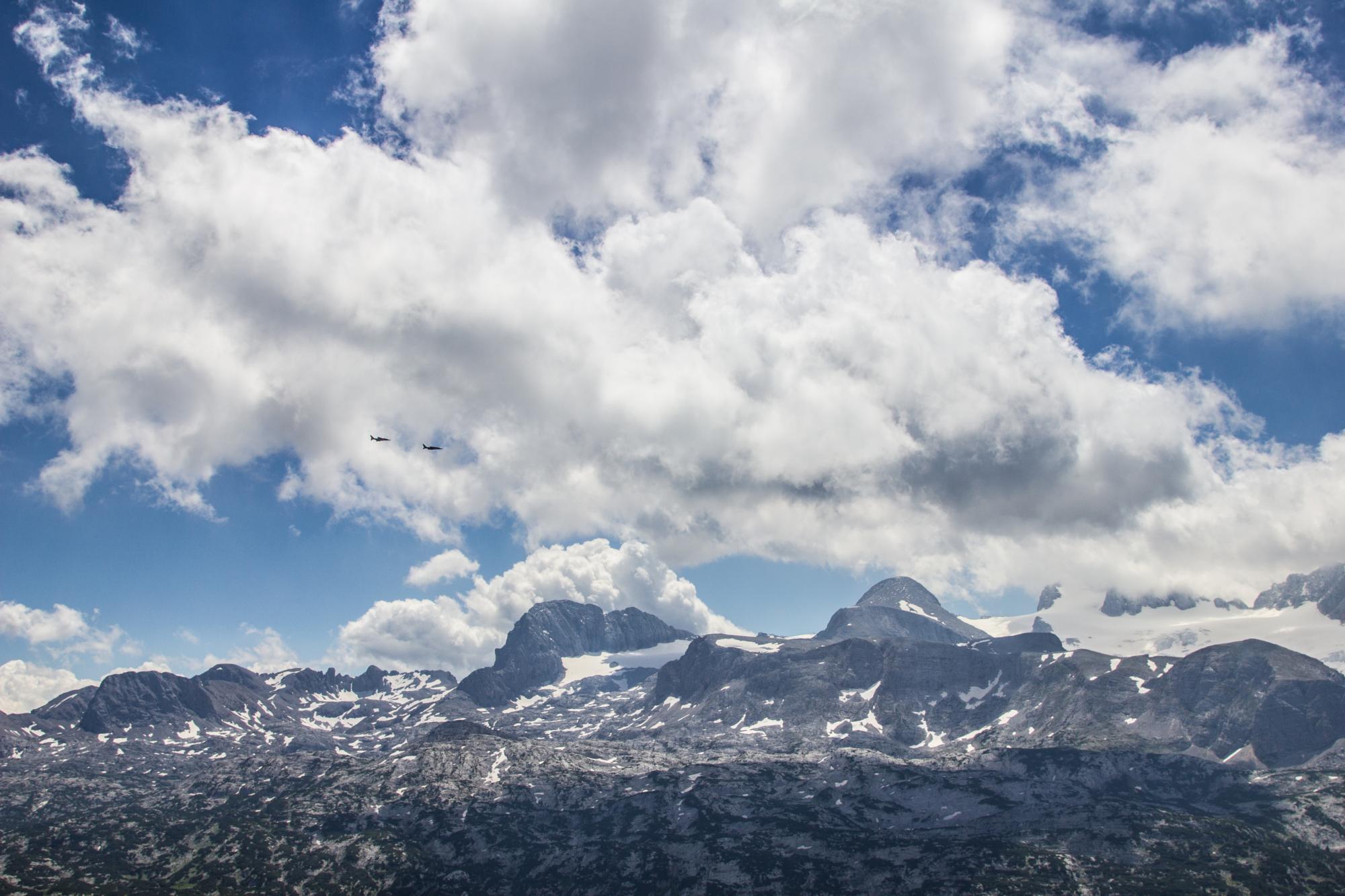 Flying in the Alps