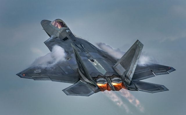 USAF F22 at EAA AirVenture Oshkosh 2018