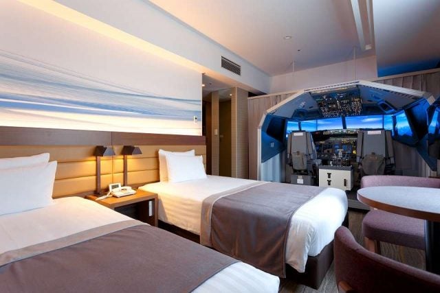 Boeing 737 simulator room