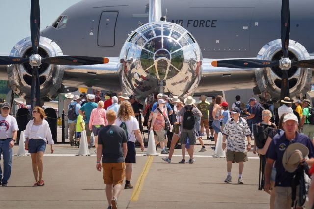 Crowds at Oshkosh