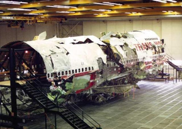TWA Flight 800 reconstruction