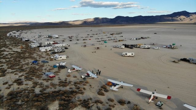 High Sierra Fly-In Dead Cow Overhead