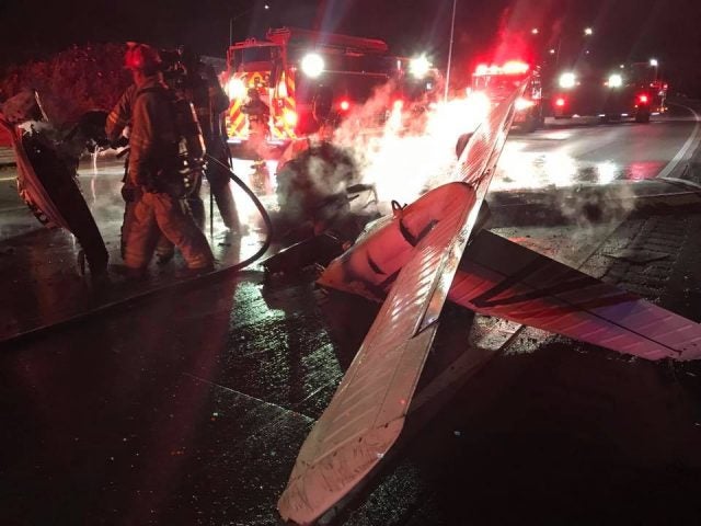 Plane Crash, Modesto, California