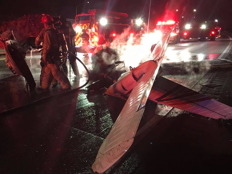 Plane Crash, Modesto, California