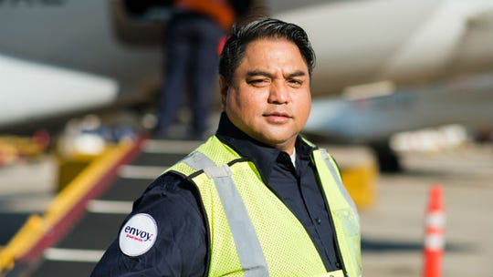 Jorge Manalang at O'Hare International Airport