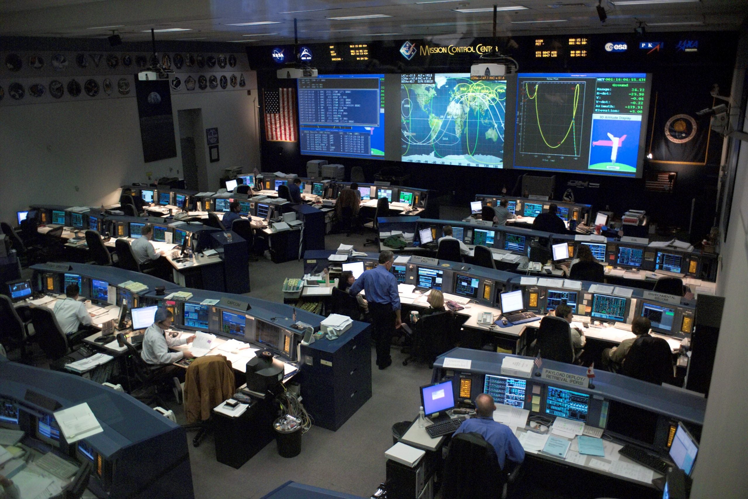 NASA Mission Control Center