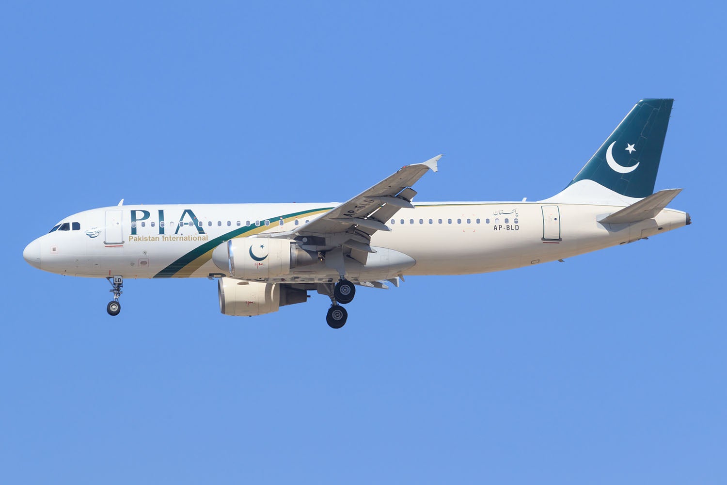 A Pakistan International Airlines A320