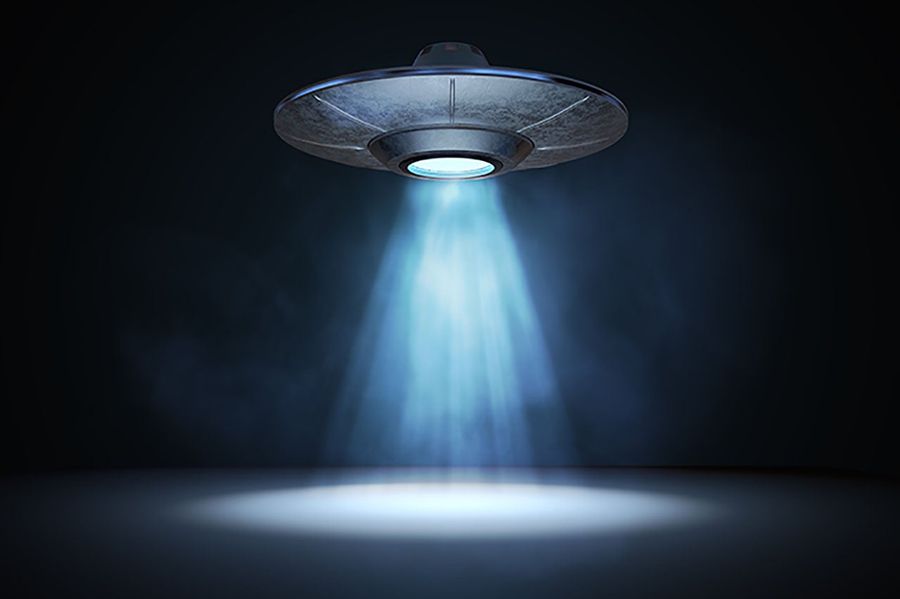 Alien Spacecraft Of Roswell, New Mexico