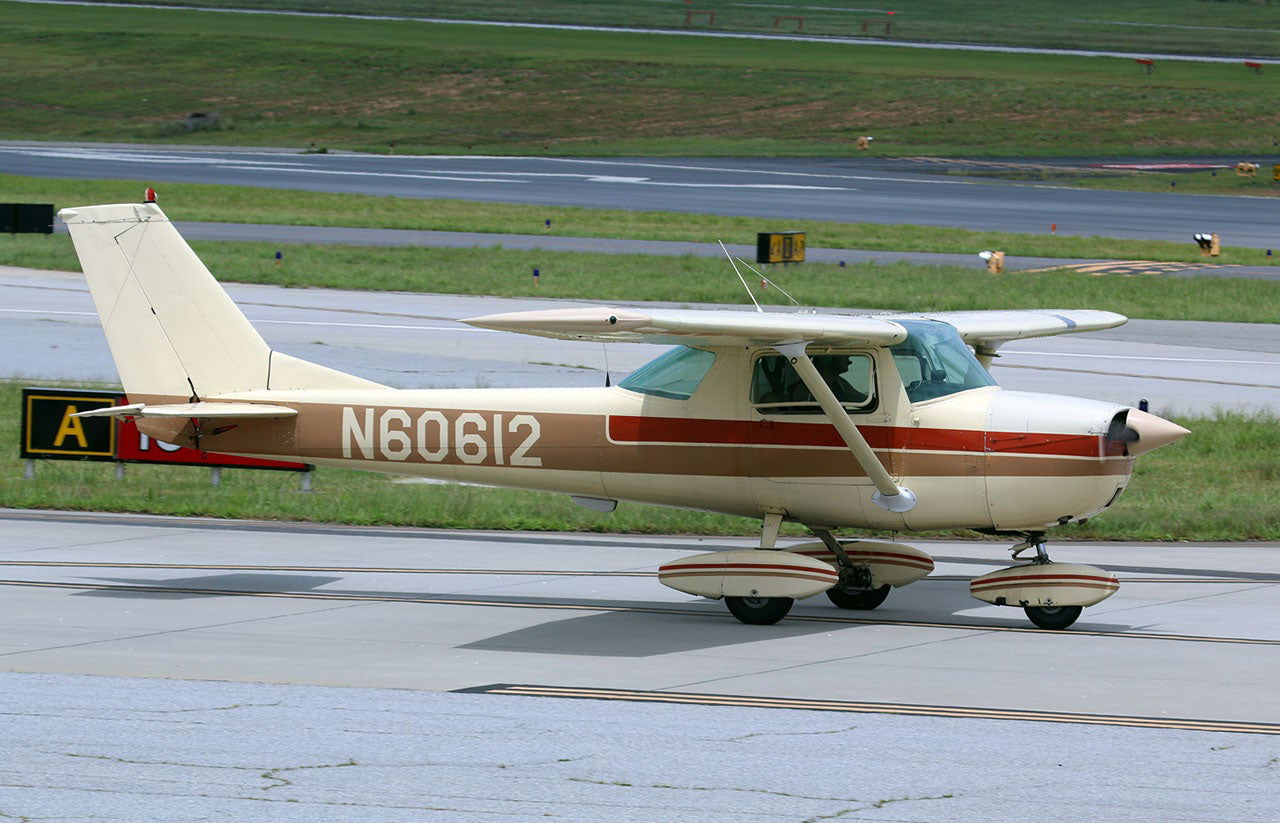 1969 Cessna 150. Photo by Pete Webber via Flickr