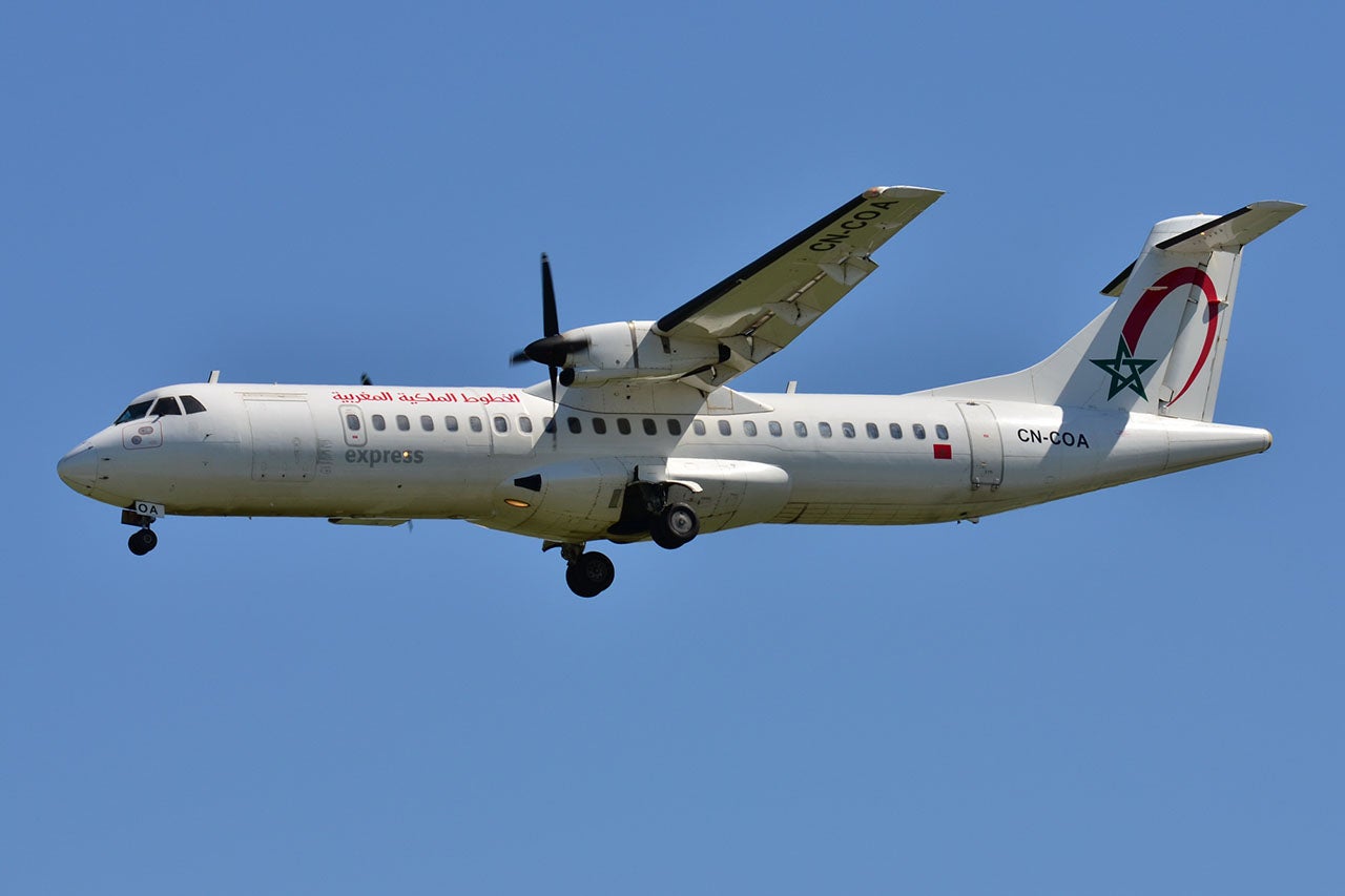 A Royal Air Maroc Express ATR-72