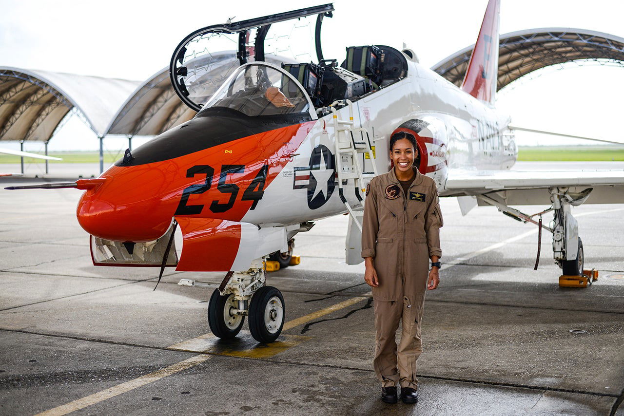 Lt. J.G. Madeline Swegle. Photo courtesy of the U.S. Navy
