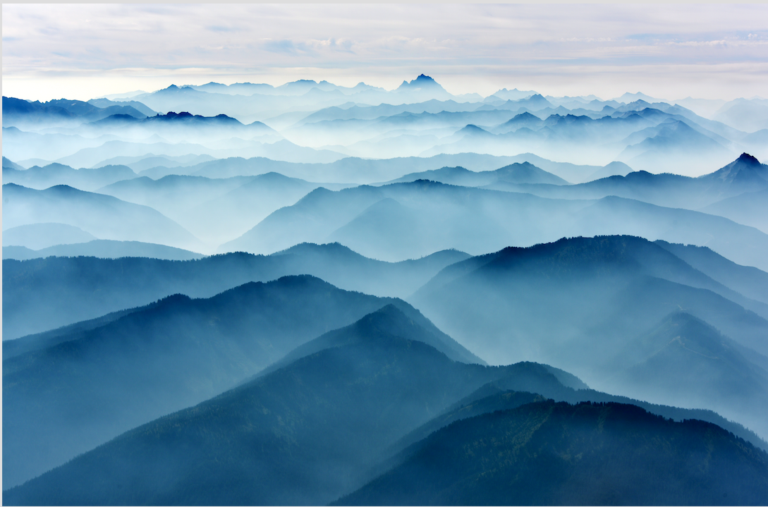 Mountains from a Beech T-34