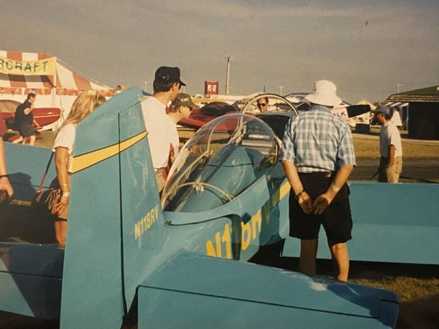 A plane at EAA AirVenture Oshkosh. Photo by Jeremy King