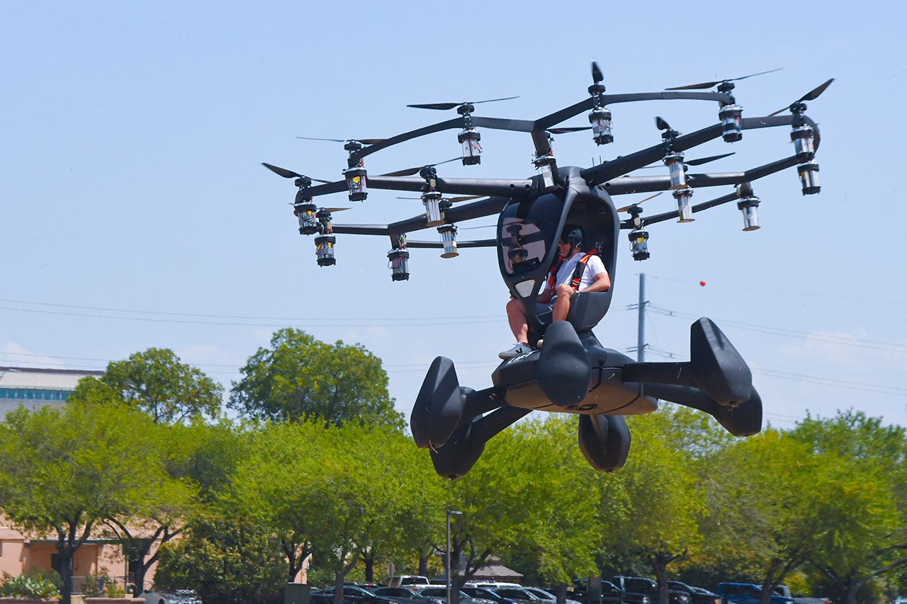 Hexa personal multicopter.