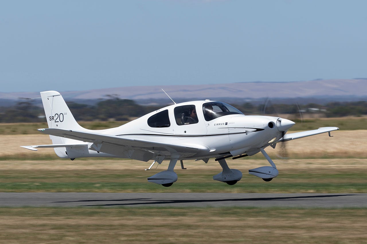 A Cirrus SR20 similar to the accident airplane.