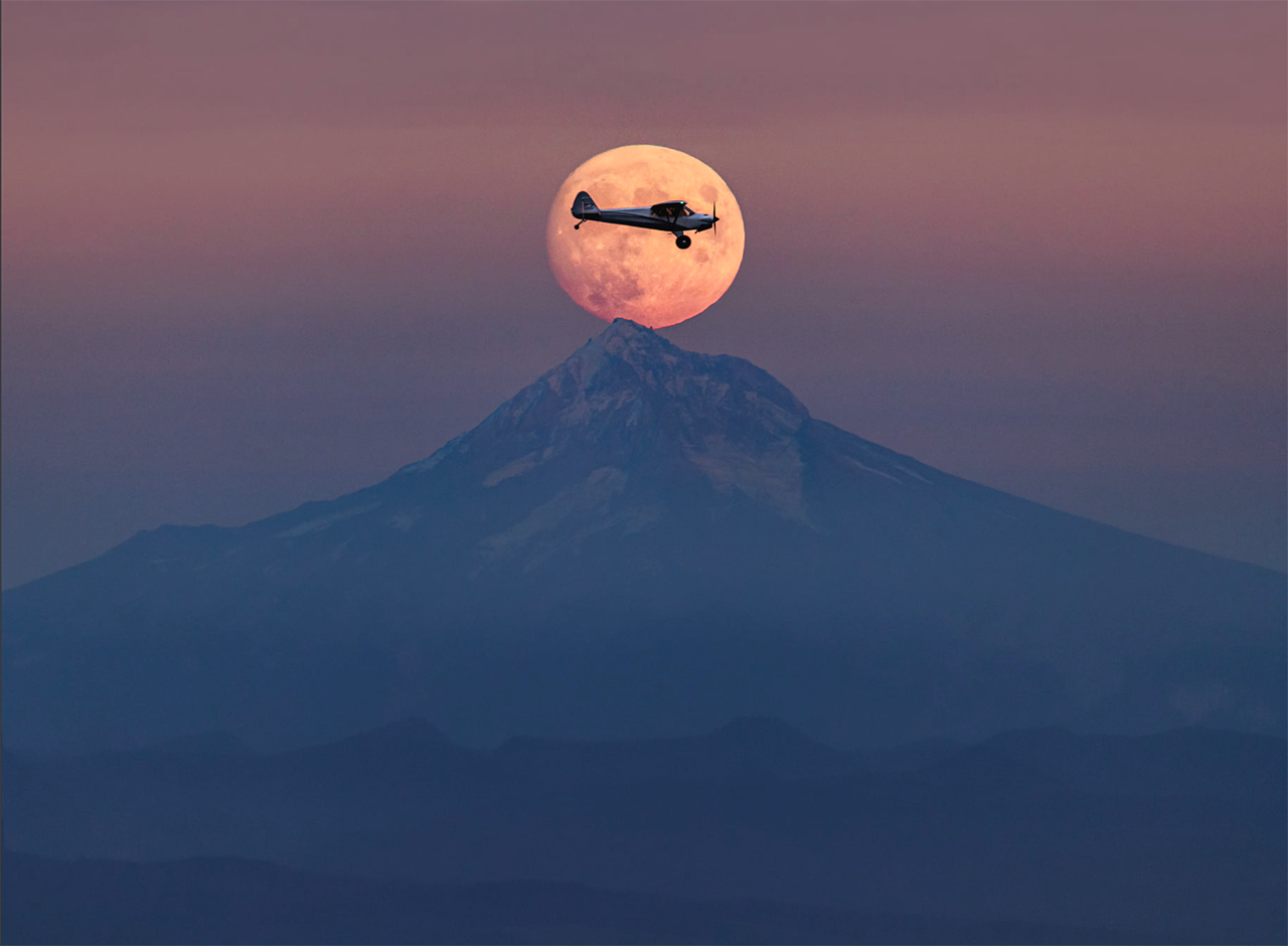 Photo of the Week: Framed by the Moon