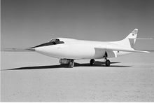 The Douglas Skyrocket is the second supersonic plane model. Photo courtesy of NASA.