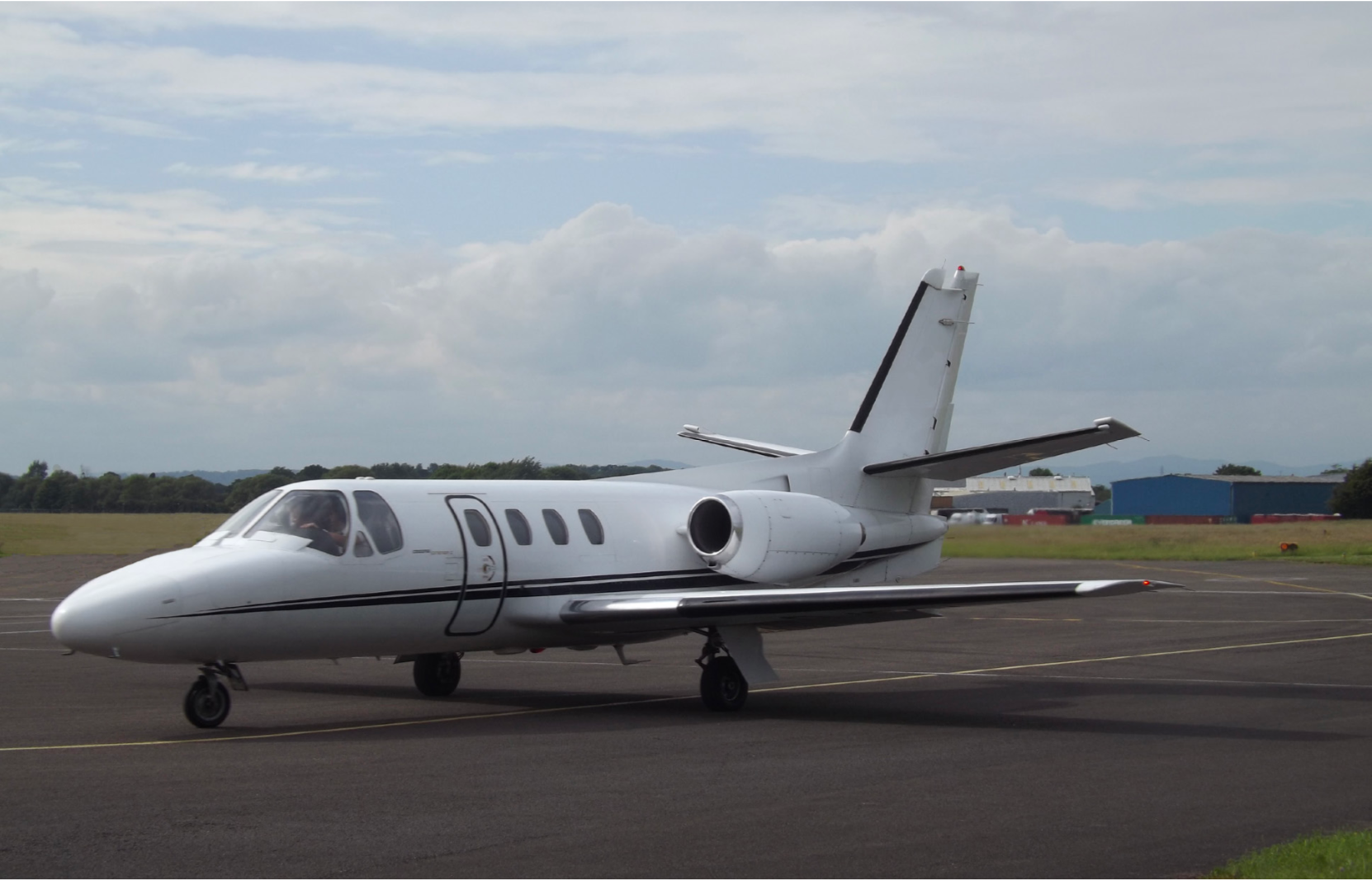 A Cessna Citation 500 similar to the accident airplane. Photo by James, courtesy of Wikipedia Commons