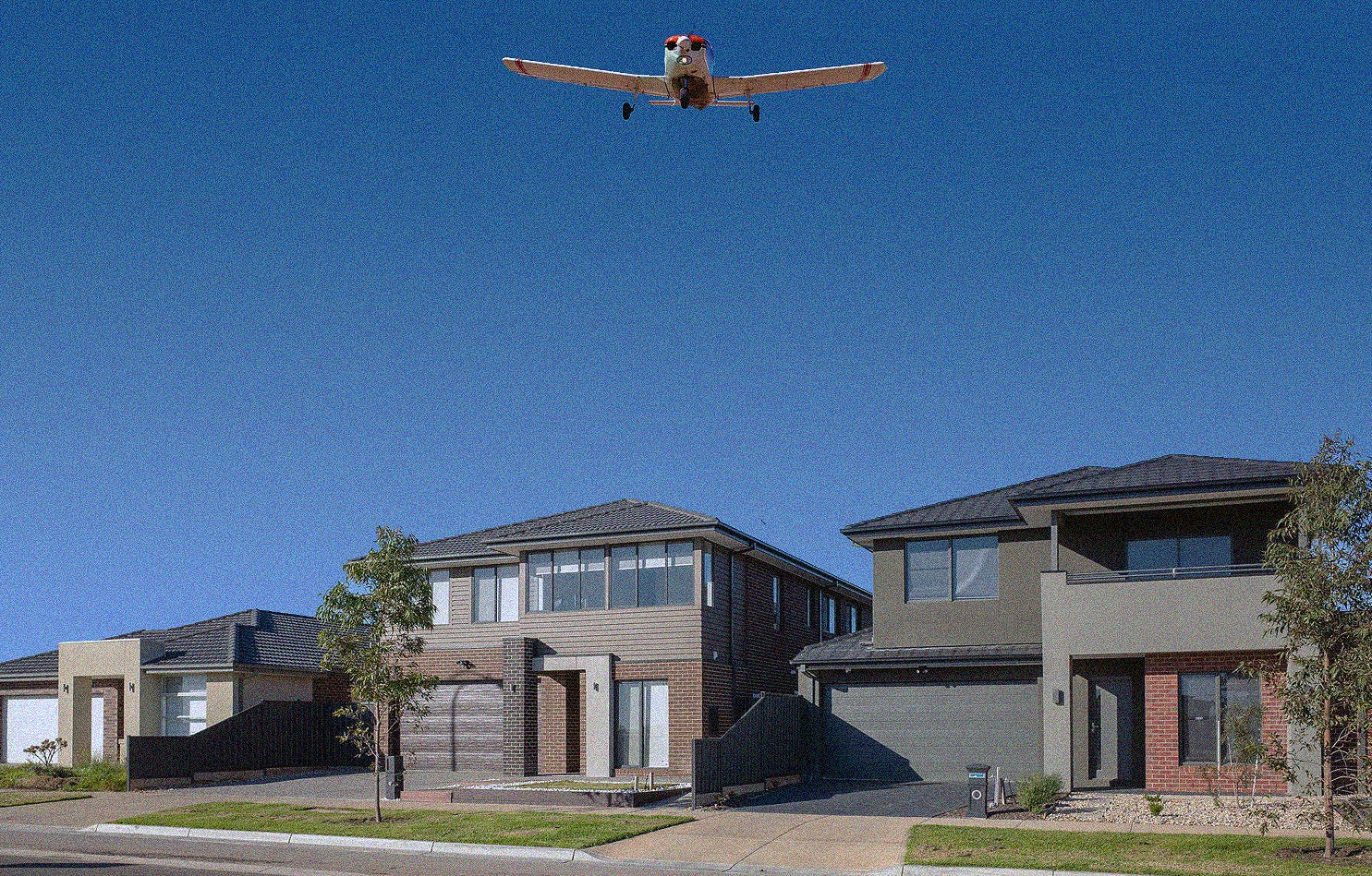 A low flying plane.