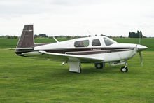 The Mooney M20J (the MSE shown here) is a lightweight, fast and efficient single that gets great speed out of modest power. Photo by Alan Wilson