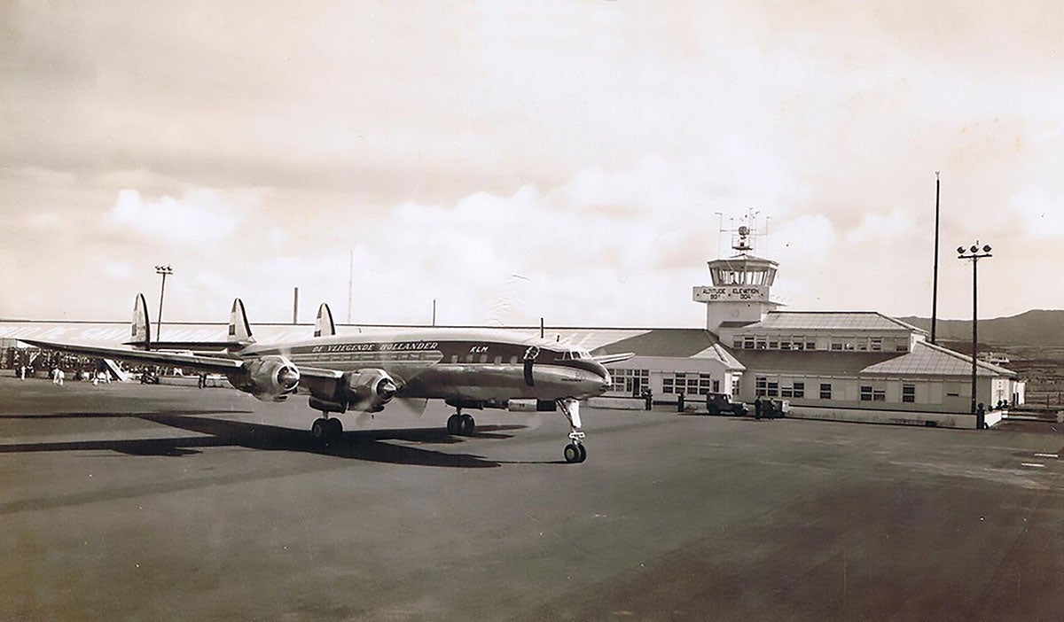 A Constellation similar to the Flying Tiger Flight 739 aircraft that disappeared while on a secret mission somewhere over the Pacific Ocean west of Guam. Photo courtesy of Flickr and Wikipedia Commons