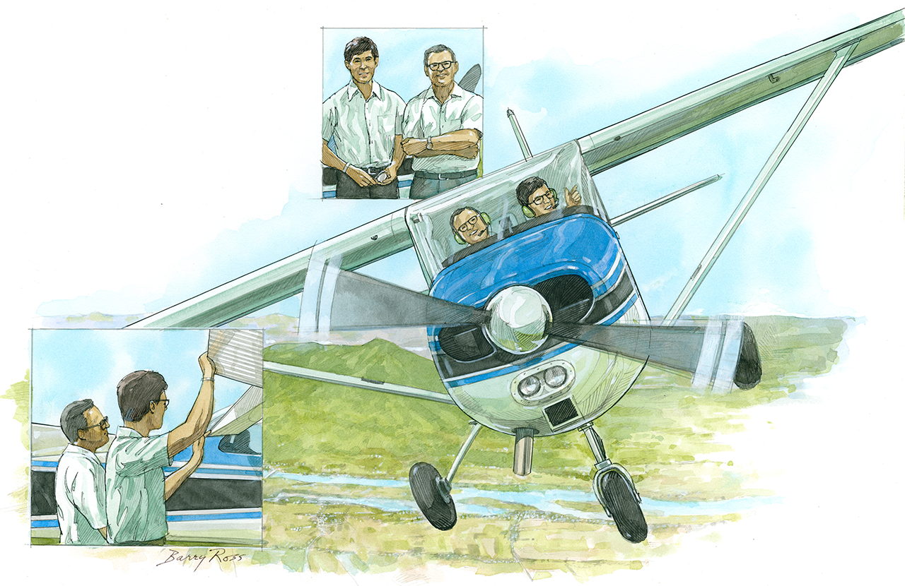 A Father Passes On The Gift Of Flying