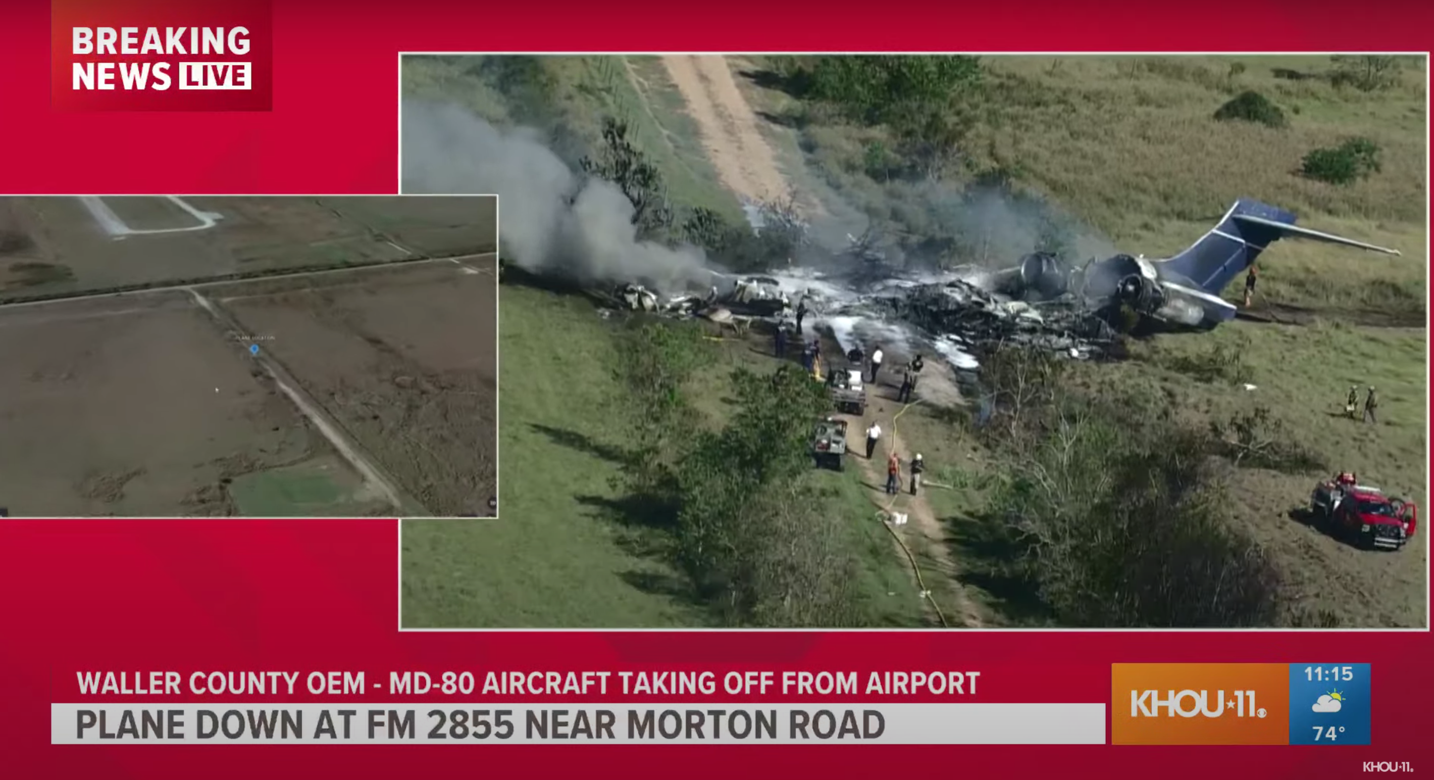 Waller County plane crash: DPS, county officials give update after jet engulfed in flames