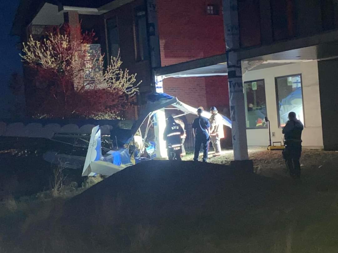 Pilotless Plane Crashes Into House