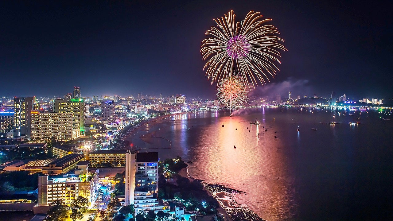 Fireworks Viewing Via Small Plane
