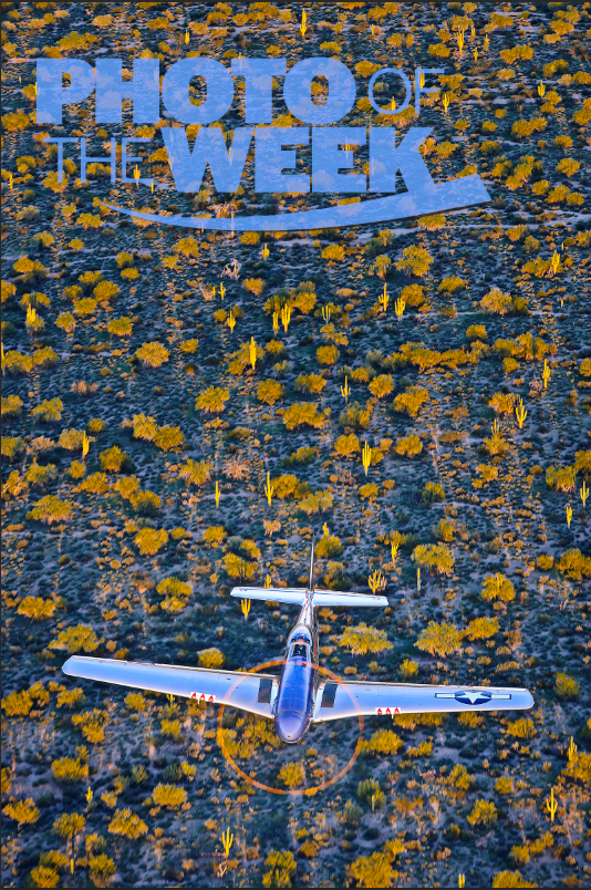 P-51, Arizona Sunset by Richard King - Photo of the Week: Mustang at Sunset