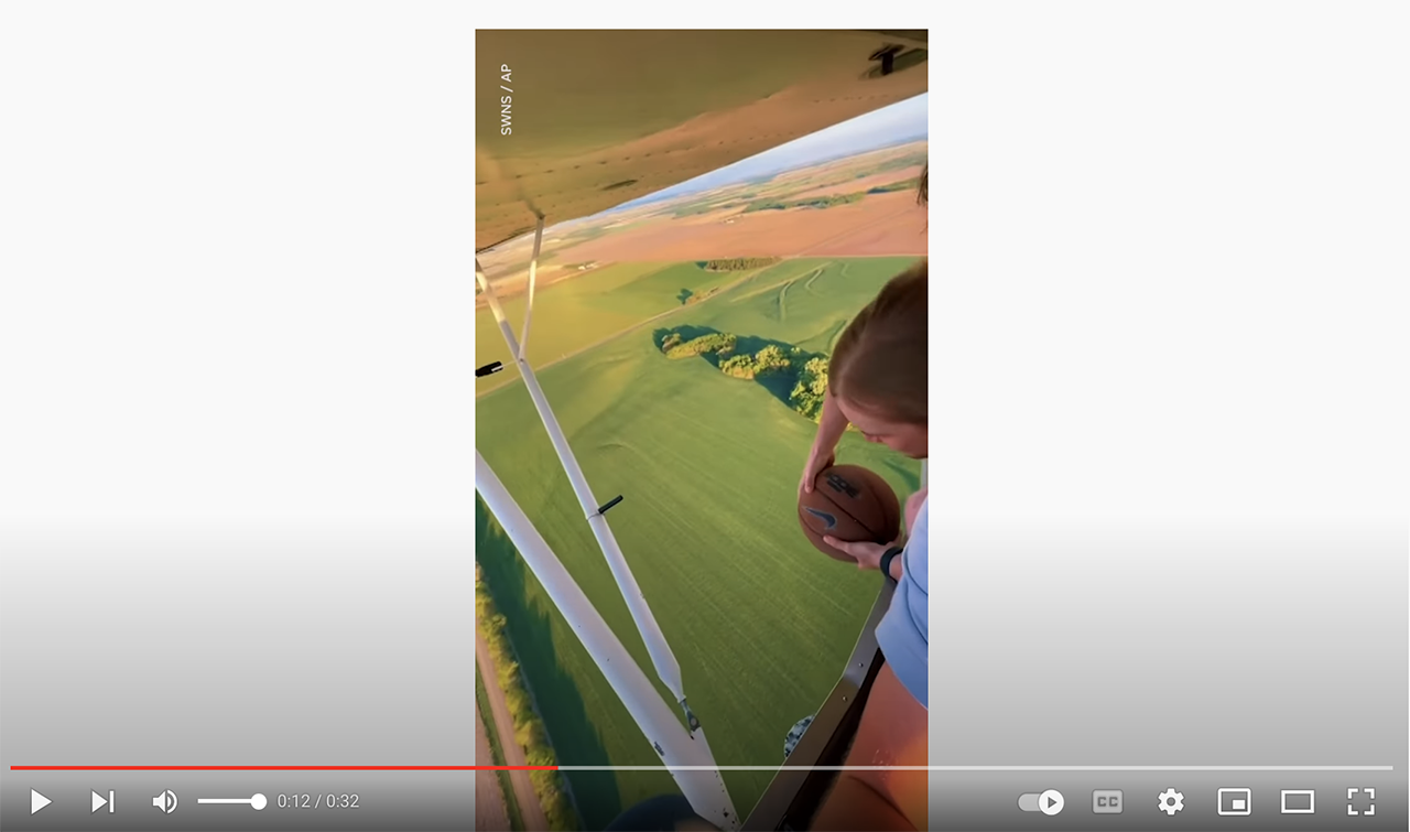 Did A Teenager Really Shoot And Score A Basketball From A Plane?
